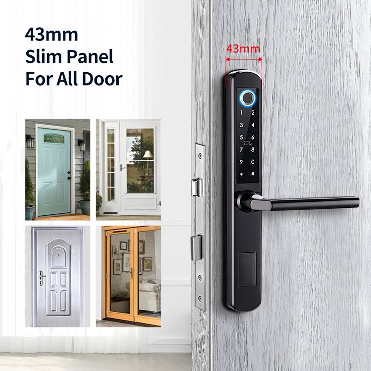 Online RFID Hotel Lock For Euro Slim Aluminum Sliding Door With TThotel App