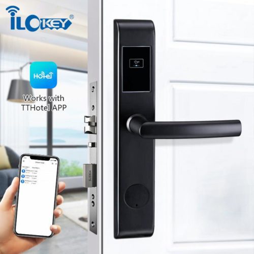 Mobile App control hotel lock with Euro Mortise