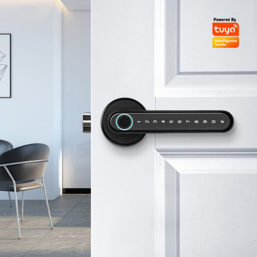 Interior door lock with Wifi Fingerprint Smart door Lock for Home Apartment
