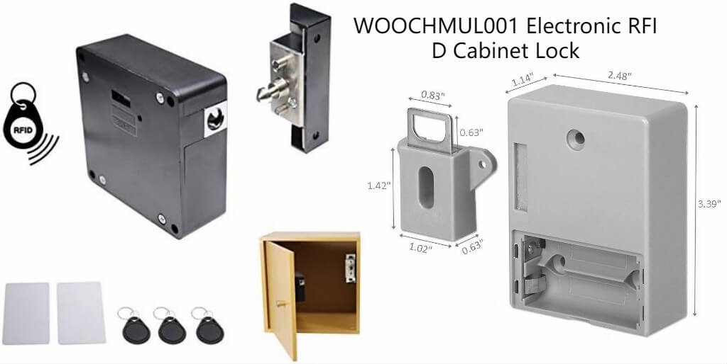 WOOCH‎MUL001 Electronic RFID Cabinet Lock