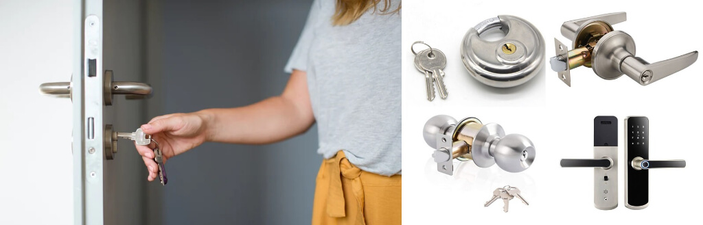 Types of apartment door locks